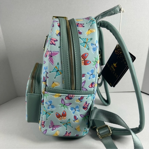 Loungefly Disney Princess Butterfly Mini Backpack - BoxLunch Exclusive - Picture 9 of 12